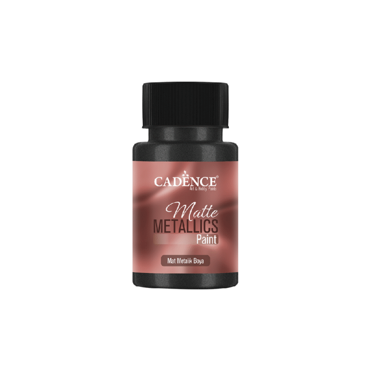 CADENCE ΜΑΤ ΜΕΤΑΛΛΙΚΌ ΧΡΏΜΑ 50 ML. - ΜΑΎΡΟ MMB-36 - Εικόνα 1