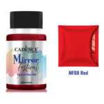 CADENCE GLASS PAINT MIRROR FESTIVAL 50ML. - ΚΟΚΚΙΝΟ MF-08