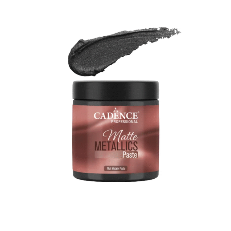 CADENCE ΜΑΤ ΜΕΤΑΛΛΙΚΉ ΠΆΣΤΑ 250 ML. - ΜΑΎΡΟ MMP-14 - Εικόνα 1