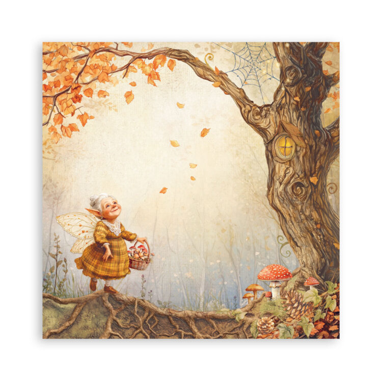 STAMPERIA WHISPERING WOODS ΜΠΛΟΚ ΧΑΡΤΙ 30.5/30.5CM-SBBL175 - Εικόνα 45