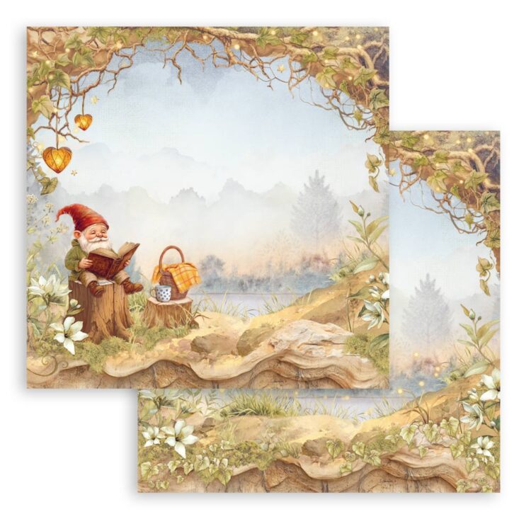 STAMPERIA WHISPERING WOODS ΜΠΛΟΚ ΧΑΡΤΙ 30.5/30.5CM-SBBL175 - Εικόνα 31