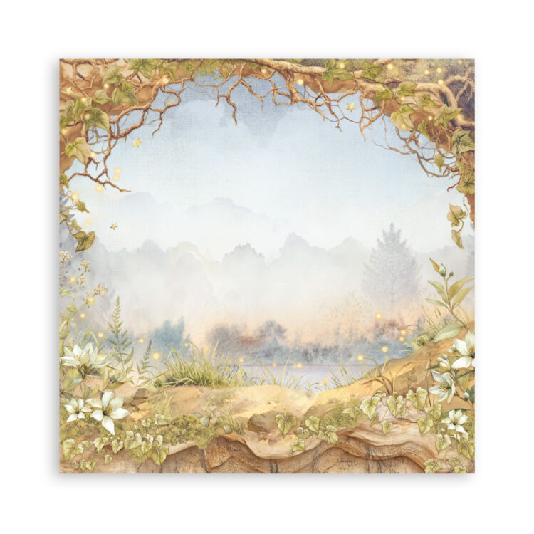 ΜΠΛΟΚ STAMPERIA WHISPERING WOODS 30.5/30.5 CM - SBBXLB29 - Εικόνα 10