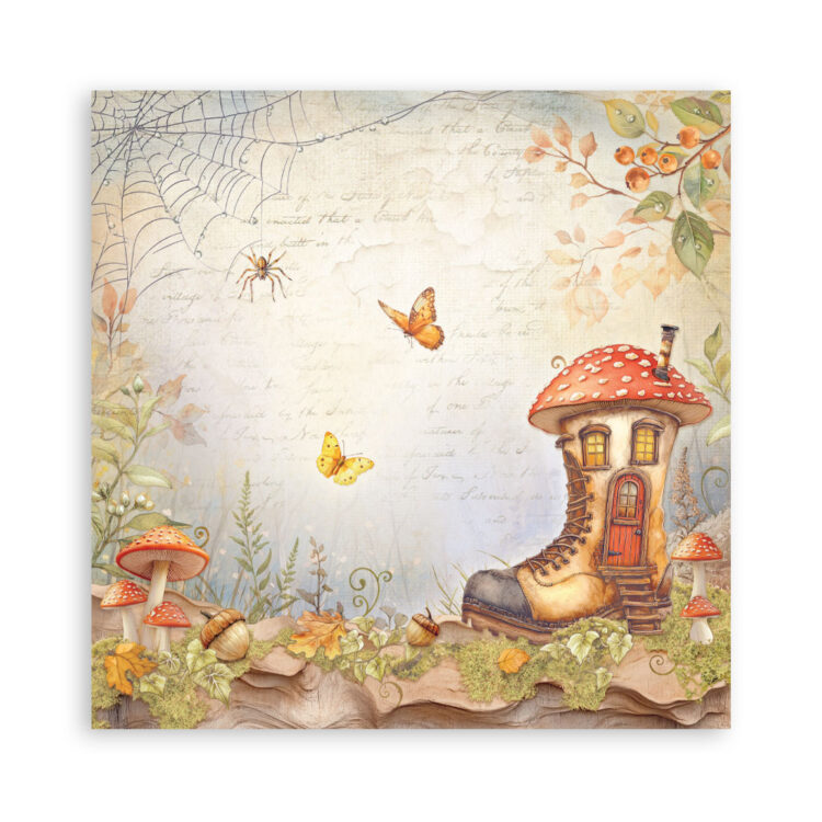 ΜΠΛΟΚ STAMPERIA WHISPERING WOODS 30.5/30.5 CM - SBBXLB29 - Εικόνα 15
