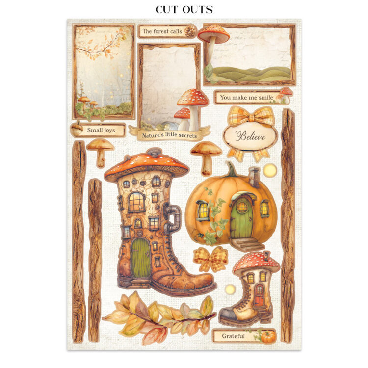 STAMPERIA WHISPERING WOODS JUNK JOURNAL - SBJK04 - Εικόνα 15