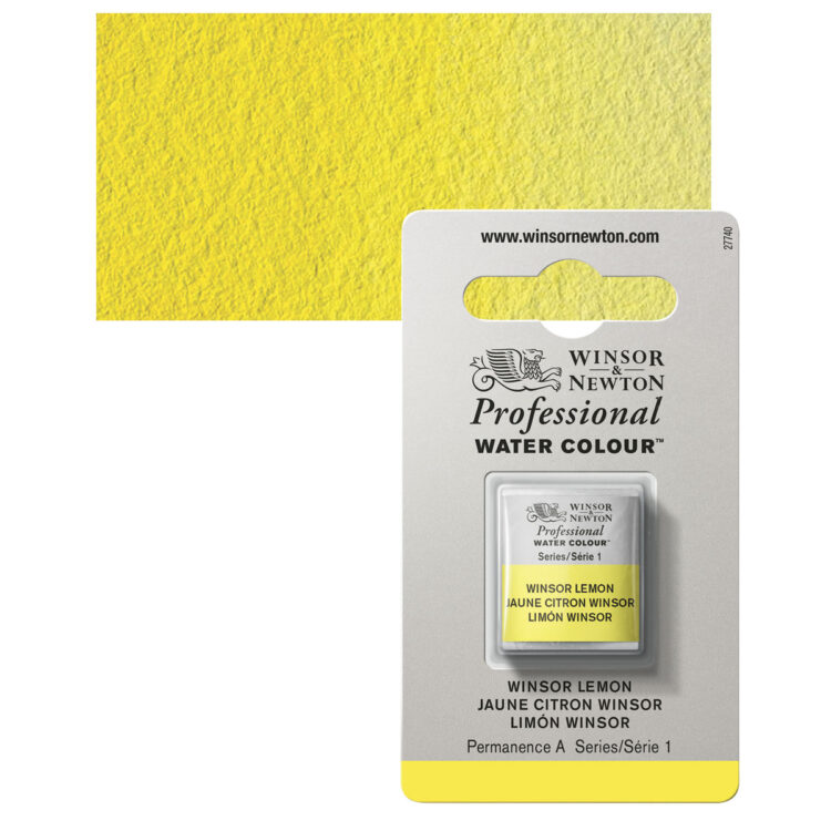 W&N ΒΑΦΉ ΑΚΟΥΑΡΈΛΑΣ PROFESSIONAL 14 ML. - ΛΕΜΌΝΙ WINSOR - Εικόνα 1