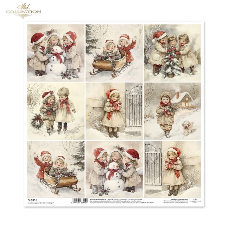 181600 ITD COLLECTION DESIGNER ΧΑΡΤΟΝΙ 31/32 - SL1816 - Εικόνα 1