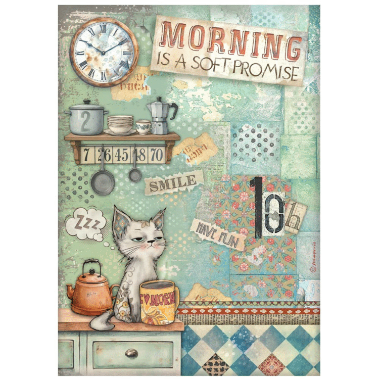 410680 STAMPERIA FURRY FRIENDS ΧΑΡΤΙ ΝΤΕΚΟΥΠΑΖ Α4-DFSA41068 - Εικόνα 1