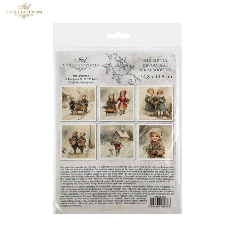 ITD COLLECTION MINI ΡΙΖΟΧΑΡΤΟ K-CT 6ΤΜΧ 14.8X14.8CM - RSM185 - Εικόνα 2