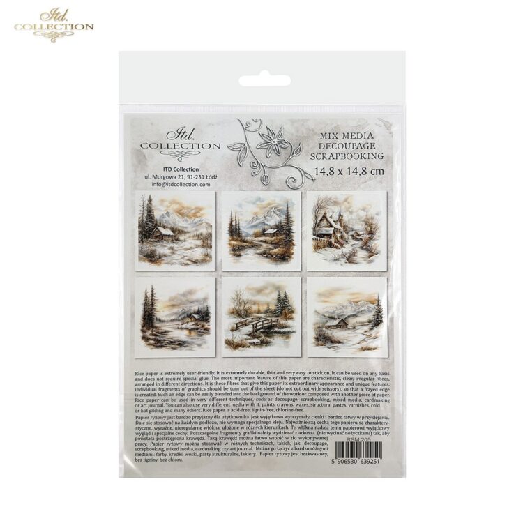 ITD COLLECTION MINI ΡΙΖΟΧΑΡΤΟ K-CT 6ΤΜΧ 14.8X14.8CM - RSM205 - Εικόνα 2