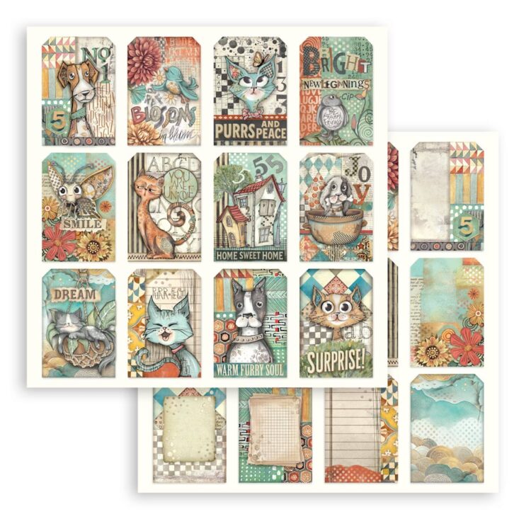 full_SBB1103_1-1000x1000 STAMPERIA FURRY FRIENDS ΧΑΡΤΟΝΙ 30.5/30.5CM - SBB1103 - Εικόνα 1