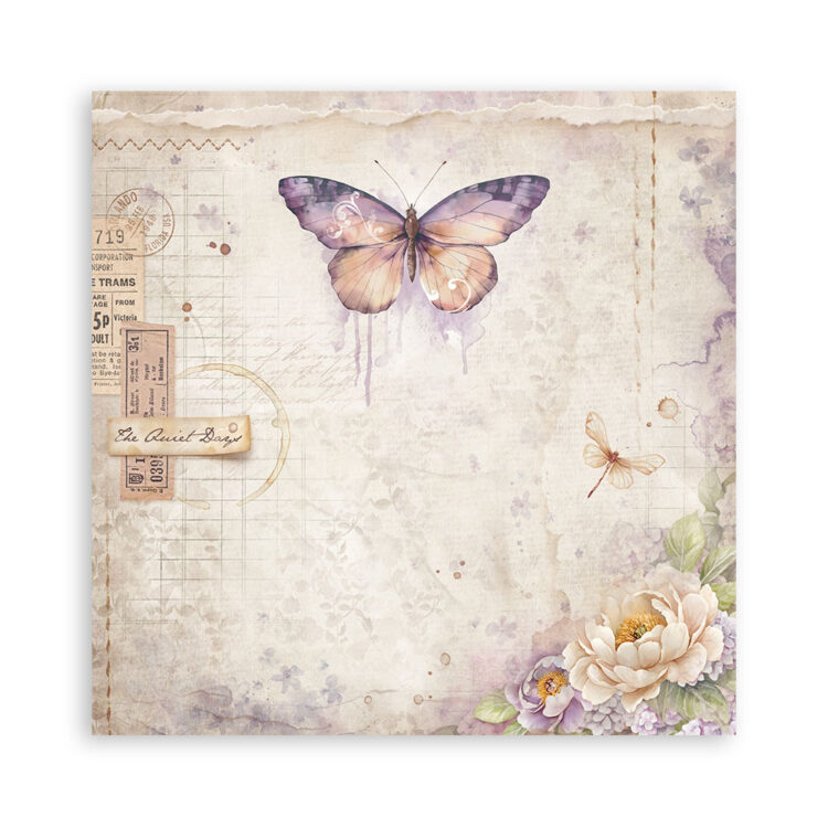 STAMPERIA QUIET DAYS ΜΠΛΟΚ ΧΑΡΤΊ 20.3/20.3 CM - SBBS134 - Εικόνα 5