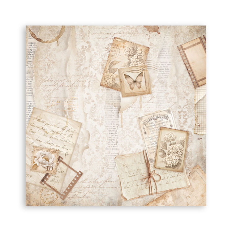 STAMPERIA QUIET DAYS ΜΠΛΟΚ ΧΑΡΤΊ 20.3/20.3 CM - SBBS134 - Εικόνα 6
