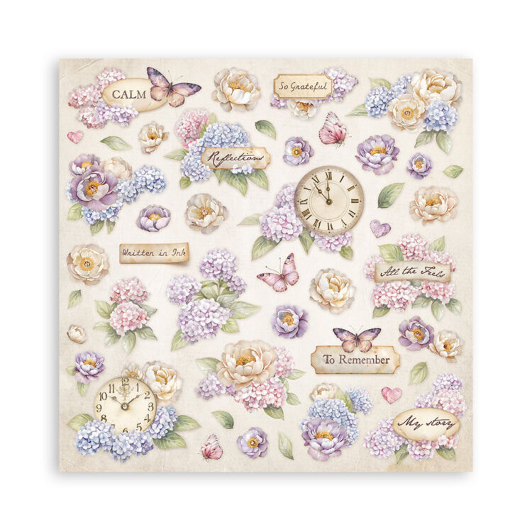 STAMPERIA QUIET DAYS BLOCK 30.5/30.5 CM - SBBL178 - Εικόνα 2
