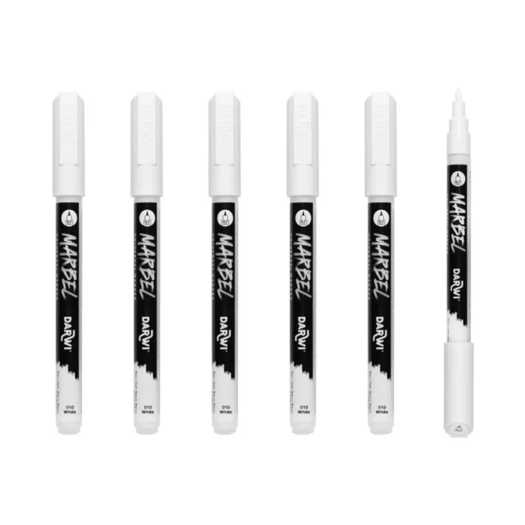 ΜΑΡΚΑΔΌΡΟΣ ΑΚΡΥΛΙΚΌΣ MARBEL 0.7 MM - ΛΕΥΚΌΣ 010 - Εικόνα 4