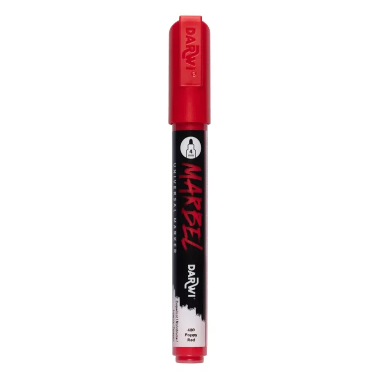 ΜΑΡΚΑΔΟΡΟΣ ΑΚΡΥΛΙΚΟΣ MARBEL 4 MM - POPPY RED 480 - Εικόνα 1