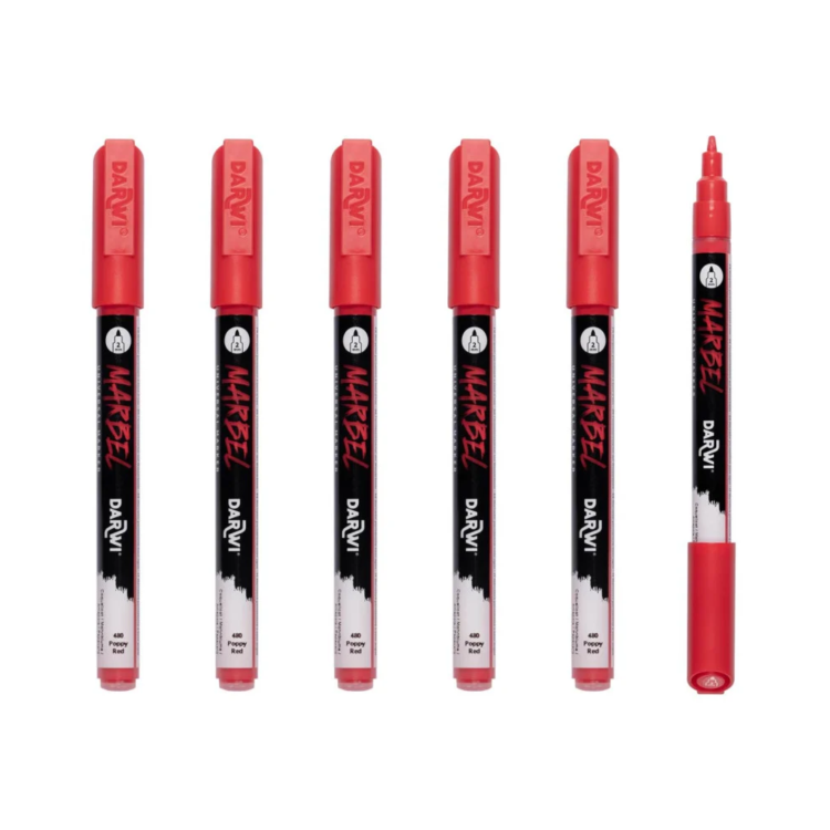ΜΑΡΚΑΔΟΡΟΣ MARBEL ΑΚΡΥΛΙΚΟΣ 2 MM - POPPY RED 480 - Εικόνα 2