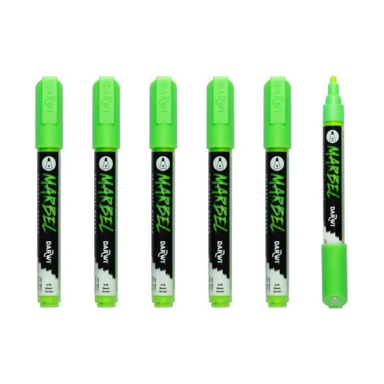 MARBEL ΑΚΡΥΛΙΚΟΣ ΜΑΡΚΑΔΟΡΟΣ 4 MM - NEON GREEN 618 - Εικόνα 2