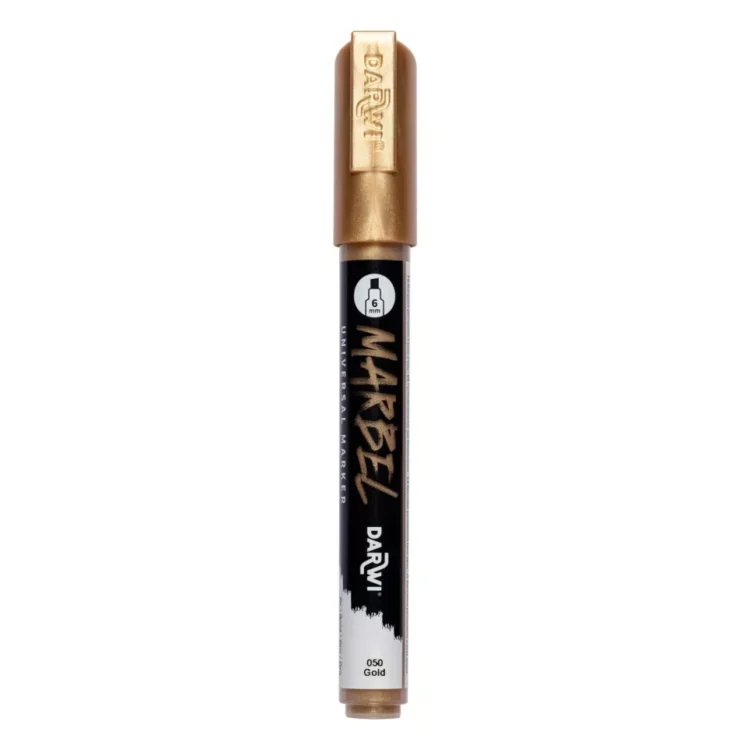 366050 1 ΜΑΡΚΑΔΌΡΟΣ ΜΑΡΚΑΔΌΡΟΣ ΑΚΡΥΛΙΚΌΣ MARBEL 6 MM - GOLD 050 - Εικόνα 1