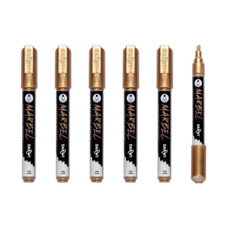 ΜΑΡΚΑΔΌΡΟΣ ΜΑΡΚΑΔΌΡΟΣ ΑΚΡΥΛΙΚΌΣ MARBEL 6 MM - GOLD 050 - Εικόνα 3