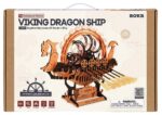 ROBOTIME 3D ΞΎΛΙΝΟ ΠΑΖΛ VIKING DRAGON SHIP 229 ΤΕΜΆΧΙΑ LK802 - Εικόνα 2