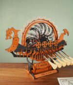 ROBOTIME 3D ΞΎΛΙΝΟ ΠΑΖΛ VIKING DRAGON SHIP 229 ΤΕΜΆΧΙΑ LK802 - Εικόνα 4