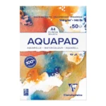 CLAIREFONTAINE ΤΕΤΡΆΔΙΟ ΣΚΊΤΣΩΝ AQUAPAD ΨΥΧΡΉΣ ΈΚΘΛΙΨΗΣ A4 300 G 50 L