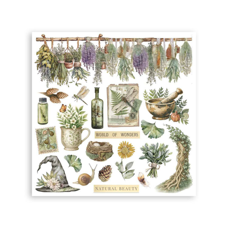 STAMPERIA HERBARIUM ΤΡΊΨΙΜΟ ΣΤΟ ΚΙΤ DFLRBX02 - Εικόνα 5