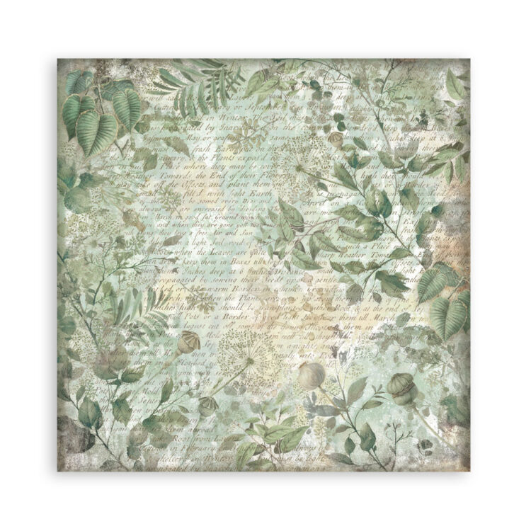 STAMPERIA HERBARIUM BLOCK 30.5/30.5 CM - SBBL179 - Εικόνα 37