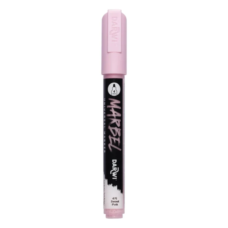 marbel-marker-4mm-sweet-pink-n476-pc (4) ΜΑΡΚΑΔΌΡΟΣ MARBEL ΑΚΡΥΛΙΚΌΣ 4 MM - SWEET PINK 476 - Εικόνα 1