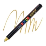 POSCA ΑΚΡΥΛΙΚΌΣ ΜΑΡΚΑΔΌΡΟΣ PC-1MR, 0.7 MM - ΧΡΥΣΌ