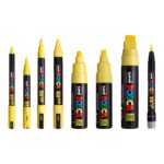 POSCA ΑΚΡΥΛΙΚΌΣ ΜΑΡΚΑΔΌΡΟΣ PC-1M, 0.7 MM - ΚΊΤΡΙΝΟ - Εικόνα 2