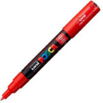 POSCA ΑΚΡΥΛΙΚΌΣ ΜΑΡΚΑΔΌΡΟΣ PC-1M, 0.7 MM - ΚΌΚΚΙΝΟ