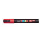 POSCA ΑΚΡΥΛΙΚΌΣ ΜΑΡΚΑΔΌΡΟΣ PC-5M, 1.8-2.5 MM - ΚΌΚΚΙΝΟΣ