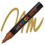 POSCA ΑΚΡΥΛΙΚΌΣ ΜΑΡΚΑΔΌΡΟΣ PC-5M, 1.8-2.5 MM - ΜΠΡΟΝΖΈ