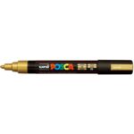 POSCA ΑΚΡΥΛΙΚΌΣ ΜΑΡΚΑΔΌΡΟΣ PC-5M, 1.8-2.5 MM - ΧΡΥΣΌ