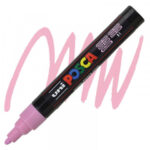 POSCA ΑΚΡΥΛΙΚΌΣ ΜΑΡΚΑΔΌΡΟΣ PC-5M, 1.8-2.5 MM - ΑΝΟΙΧΤΌ ΡΟΖ