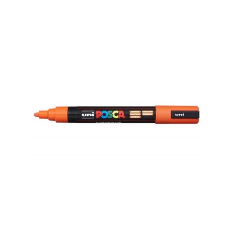 640067 POSCA ΑΚΡΥΛΙΚΌΣ ΜΑΡΚΑΔΌΡΟΣ PC-5M, 1,8-2,5 MM - ΦΩΤΕΙΝΌ ΚΊΤΡΙΝΟ - Εικόνα 1