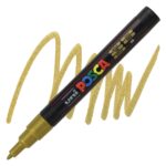 POSCA ΑΚΡΥΛΙΚΌΣ ΜΑΡΚΑΔΌΡΟΣ PC-3M, 0.9-1.3 MM - ΧΡΥΣΌ