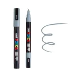 POSCA ΑΚΡΥΛΙΚΌΣ ΜΑΡΚΑΔΌΡΟΣ PC-3M, 0.9-1.3 MM - ΓΚΡΙ