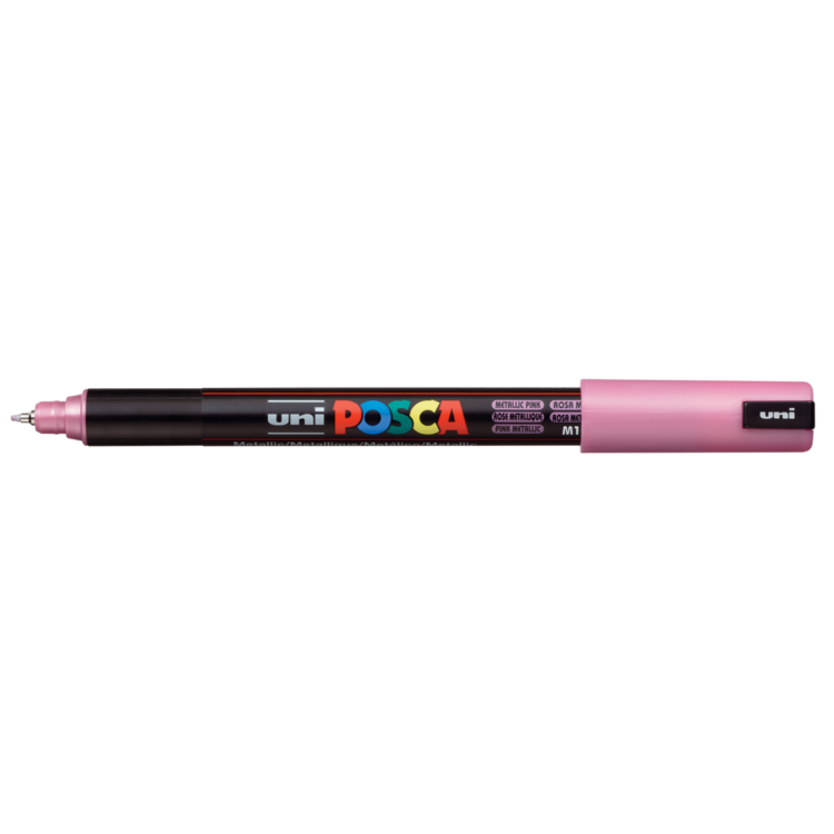 640130 POSCA ΑΚΡΥΛΙΚΌΣ ΜΑΡΚΑΔΌΡΟΣ PC-1MR, 0.7 MM - ΜΕΤΑΛΛΙΚΌ ΡΟΖ - Εικόνα 1
