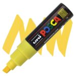 POSCA ΑΚΡΥΛΙΚΌΣ ΜΑΡΚΑΔΌΡΟΣ PC-8K, 8 MM - ΑΧΥΡΟΚΊΤΡΙΝΟ