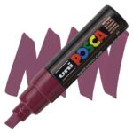 POSCA ΑΚΡΥΛΙΚΌΣ ΜΑΡΚΑΔΌΡΟΣ PC-8K, 8 MM - ΚΌΚΚΙΝΟ ΚΡΑΣΊ