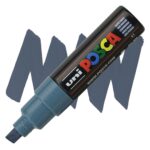 POSCA ΑΚΡΥΛΙΚΌΣ ΜΑΡΚΑΔΌΡΟΣ PC-8K, 8 MM - ΓΚΡΙ ΣΧΙΣΤΌΛΙΘΟΣ