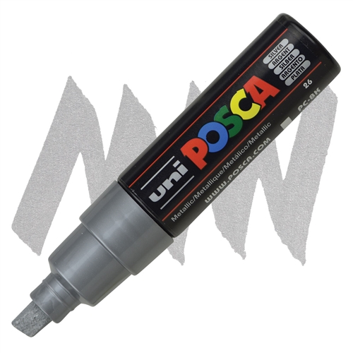 640566 POSCA ΑΚΡΥΛΙΚΌΣ ΜΑΡΚΑΔΌΡΟΣ PC-8K, 8 MM - ΑΣΗΜΊ - Εικόνα 1
