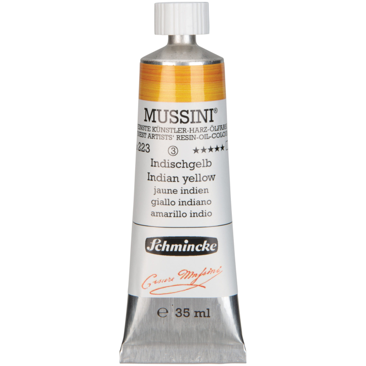 SCHMINCKE ΛΑΔΟΜΠΟΓΙΆ 35 ML MUSSINI ΙΝΔΙΚΌ ΚΊΤΡΙΝΟ - Εικόνα 1