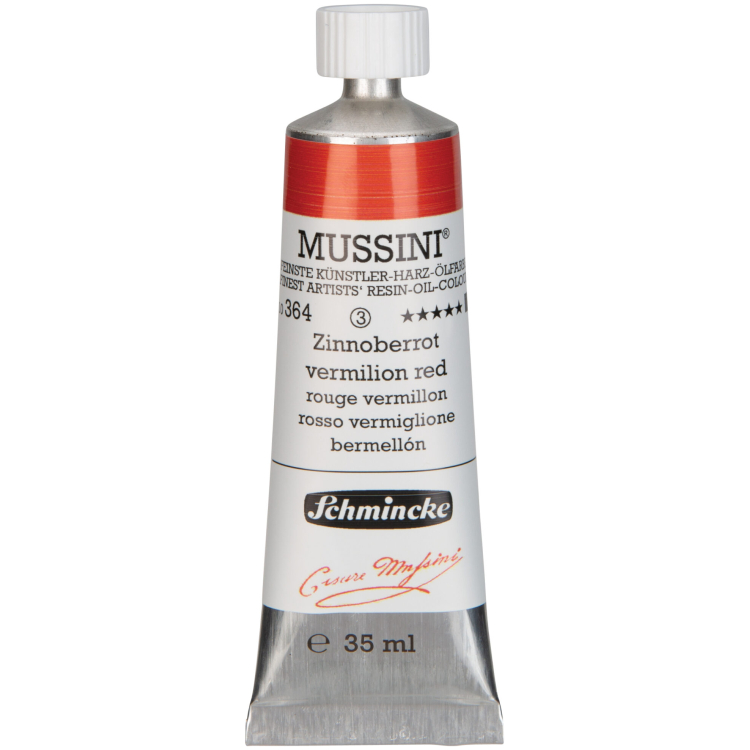 SCHMINCKE ΛΑΔΟΜΠΟΓΙΑ 35 ML MUSSINI VERMILION ΚΟΚΚΙΝΟ - Εικόνα 1