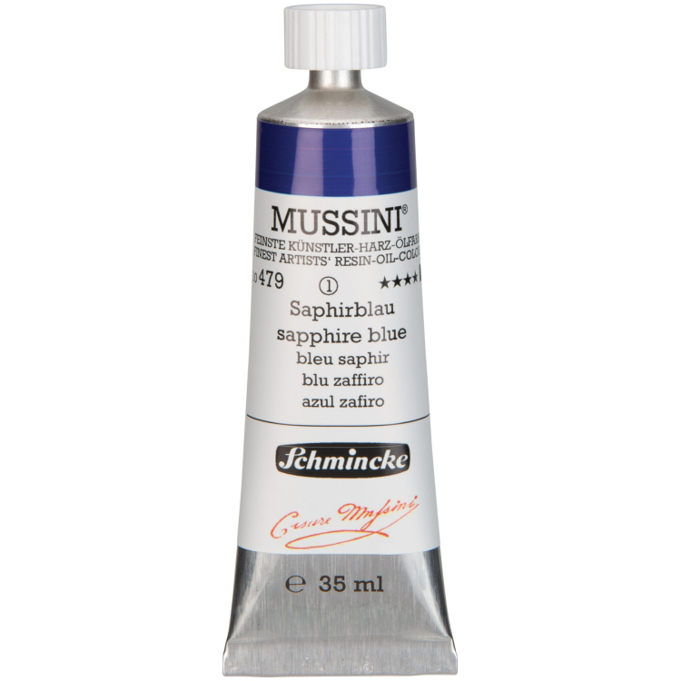 4012380001801 SCHMINCKE ΛΑΔΟΜΠΟΓΙΆ 35 ML MUSSINI SAPPHIRE BLUE - Εικόνα 1