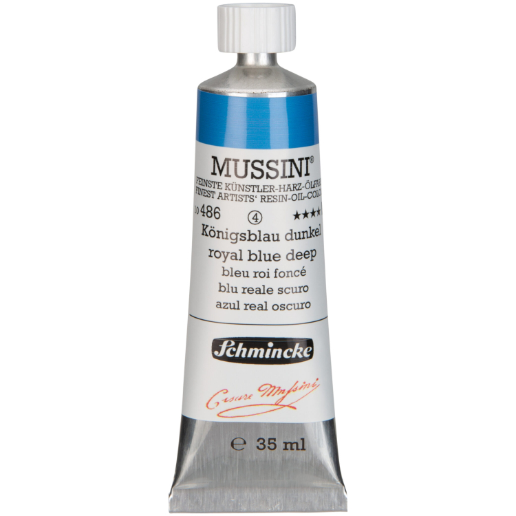 SCHMINCKE ΛΑΔΟΜΠΟΓΙΆ 35 ML MUSSINI ROYAL BLUE ΒΑΘΎ - Εικόνα 1