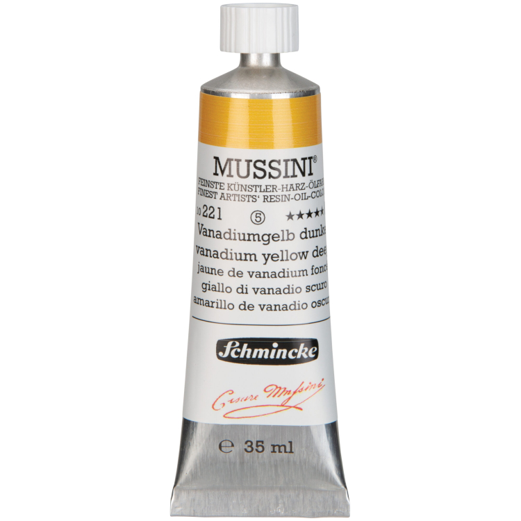 SCHMINCKE ΛΑΔΟΜΠΟΓΙΑ 35 ML MUSSINI VANADIUM ΚΙΤΡΙΝΟ ΒΑΘΥ - Εικόνα 1