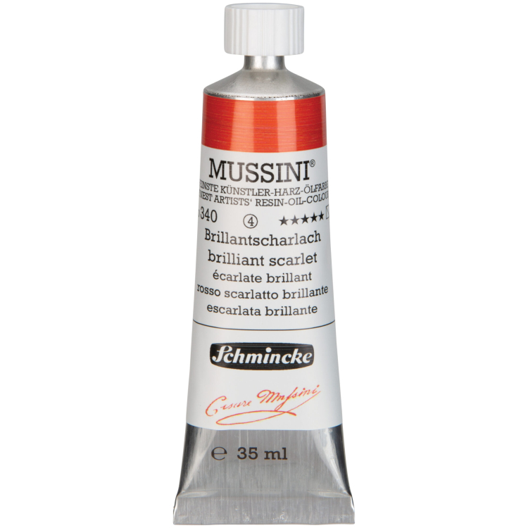 SCHMINCKE ΛΑΔΟΜΠΟΓΙΆ 35 ML MUSSINI BRILLIANT SCARLET - Εικόνα 1